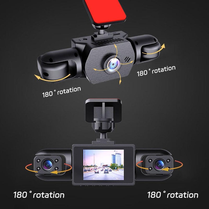 Full View Car Dashcam System,360 4 Channel Dash Cam with Front Rear Left Right Cameras,1080P Full Recording with SD Card,Night Vision, 24H Parking Mode/Loop Recording,Car Accessories - Image 4